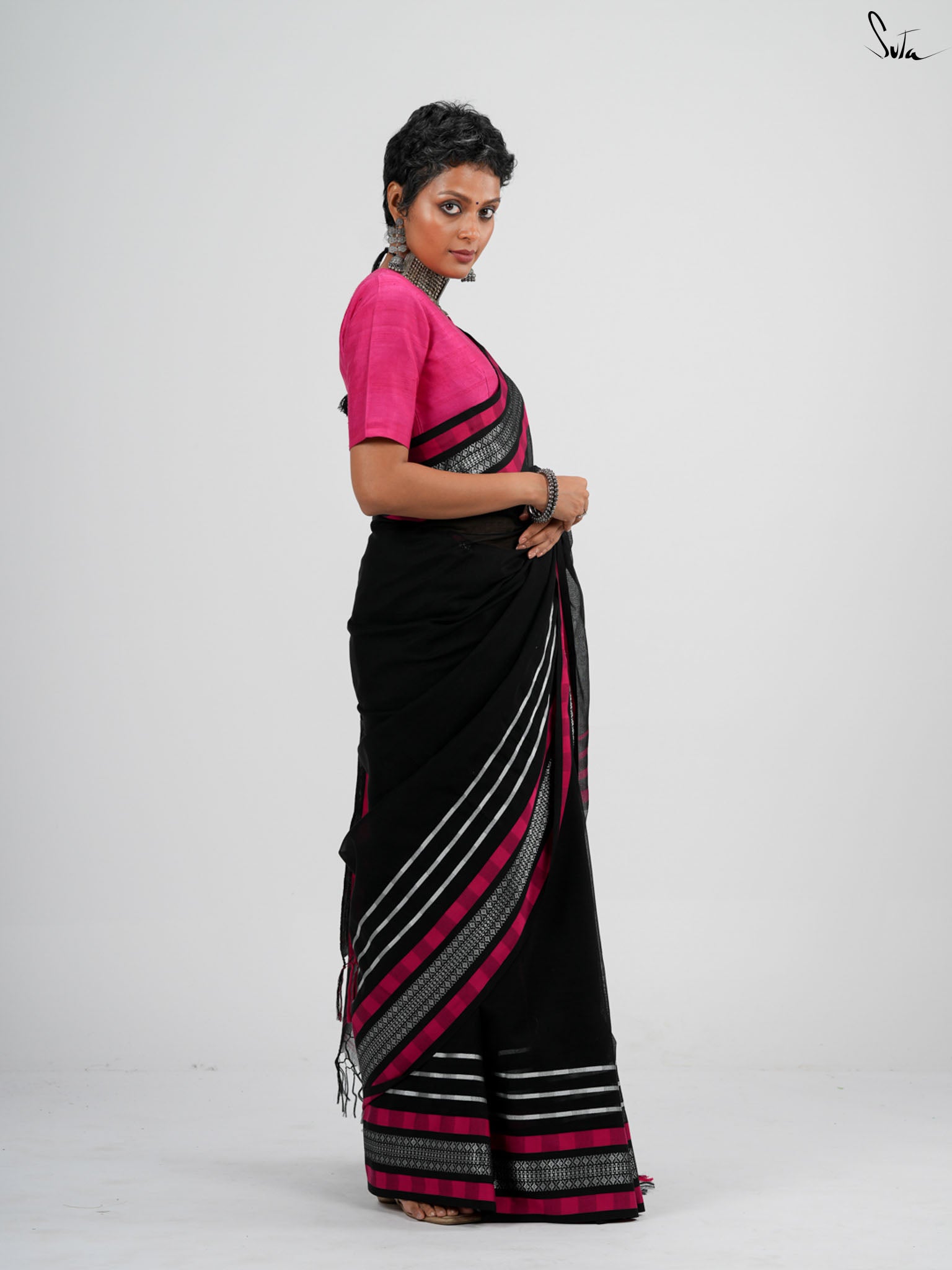 Dark Auro Saree