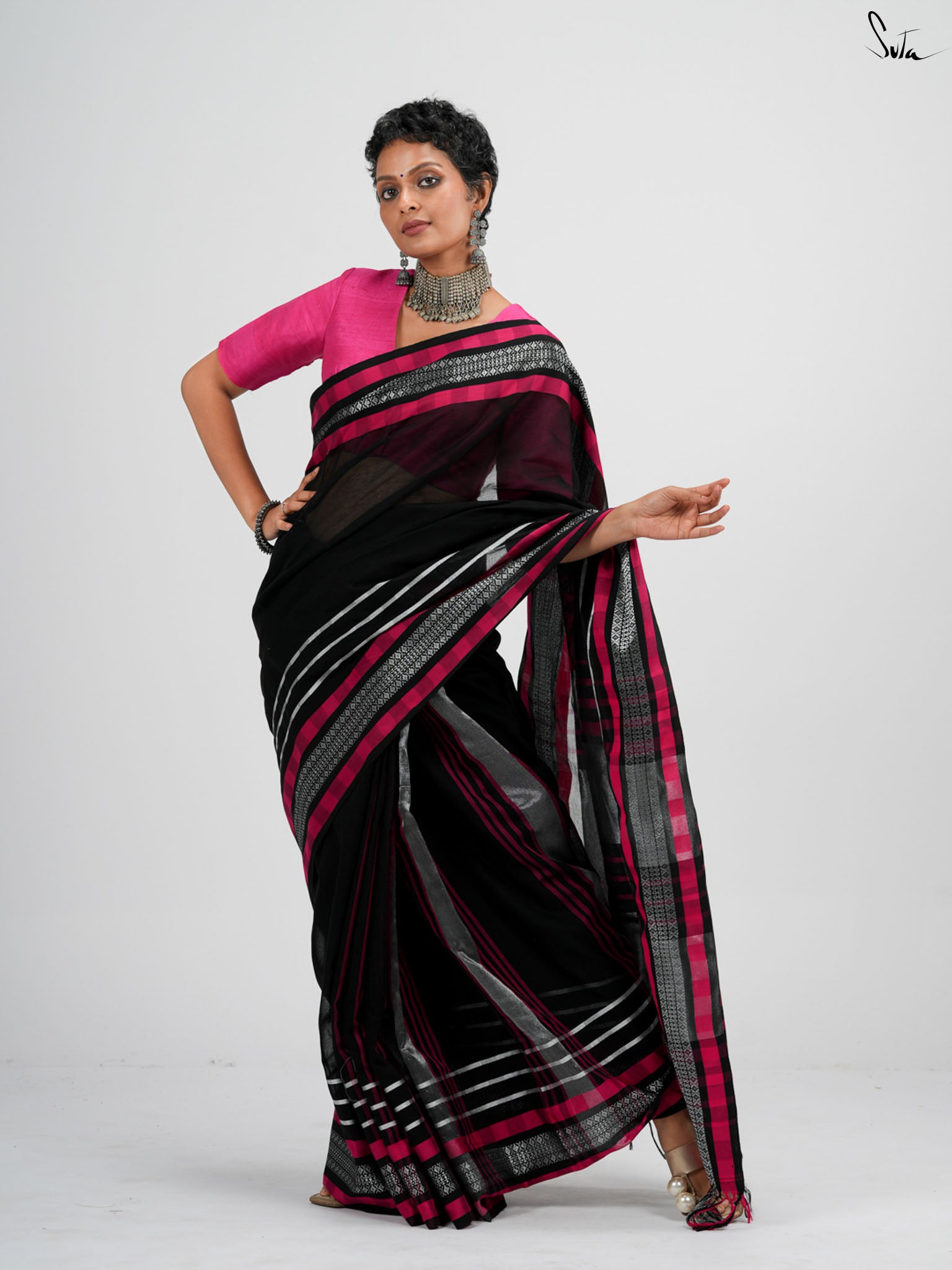 Dark Auro Saree