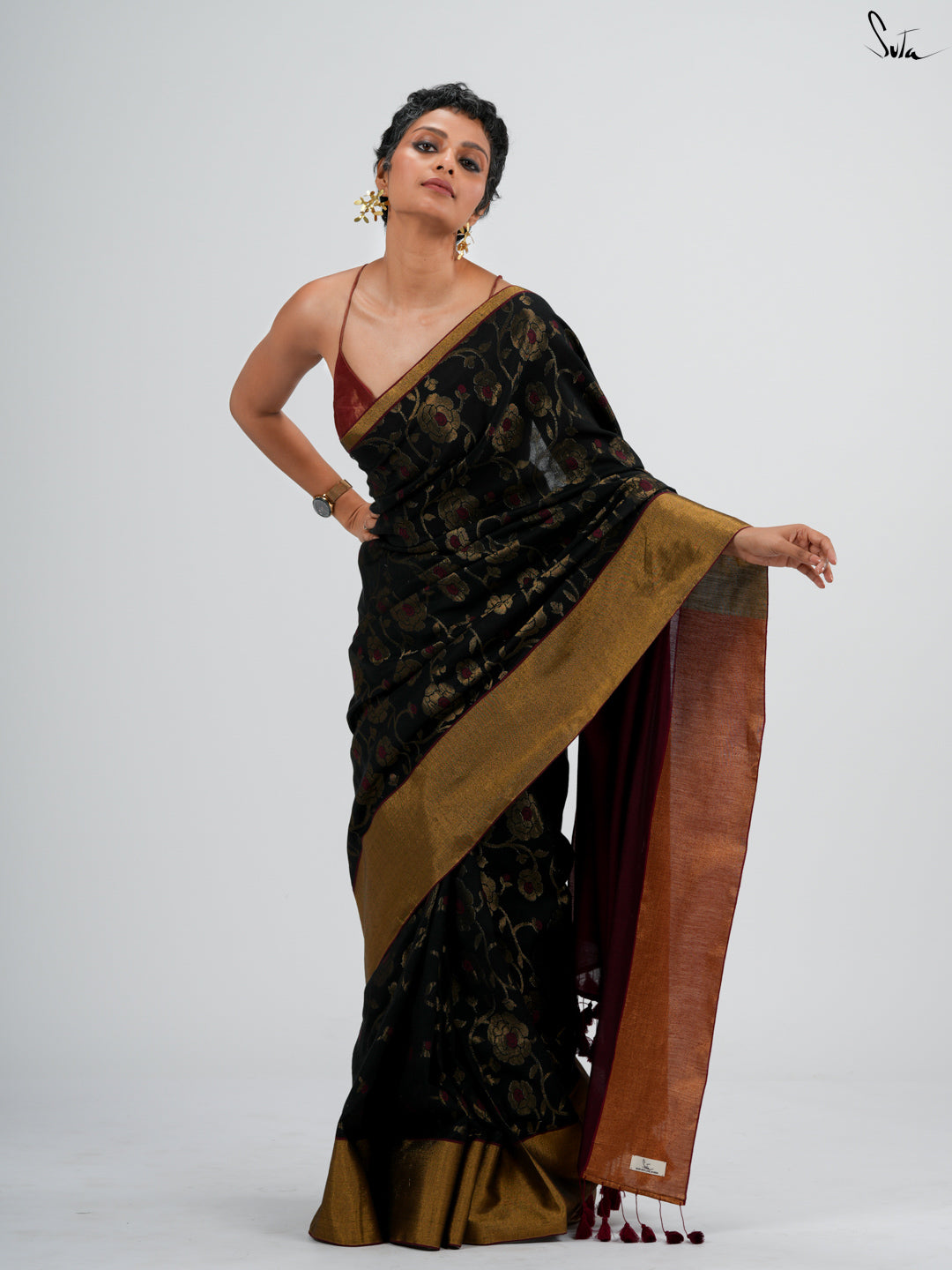Sunheri Alpana Saree