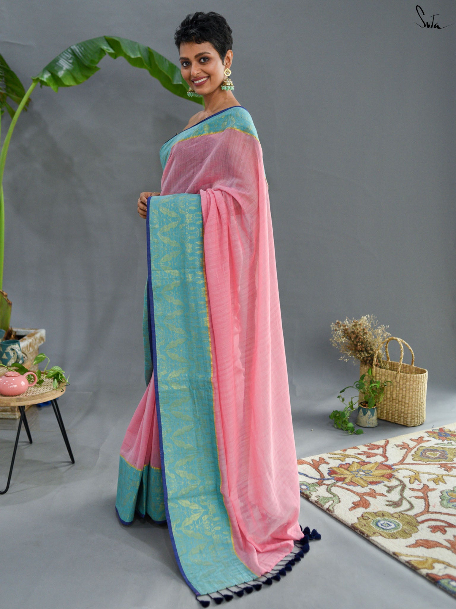 Misty Zari Saree