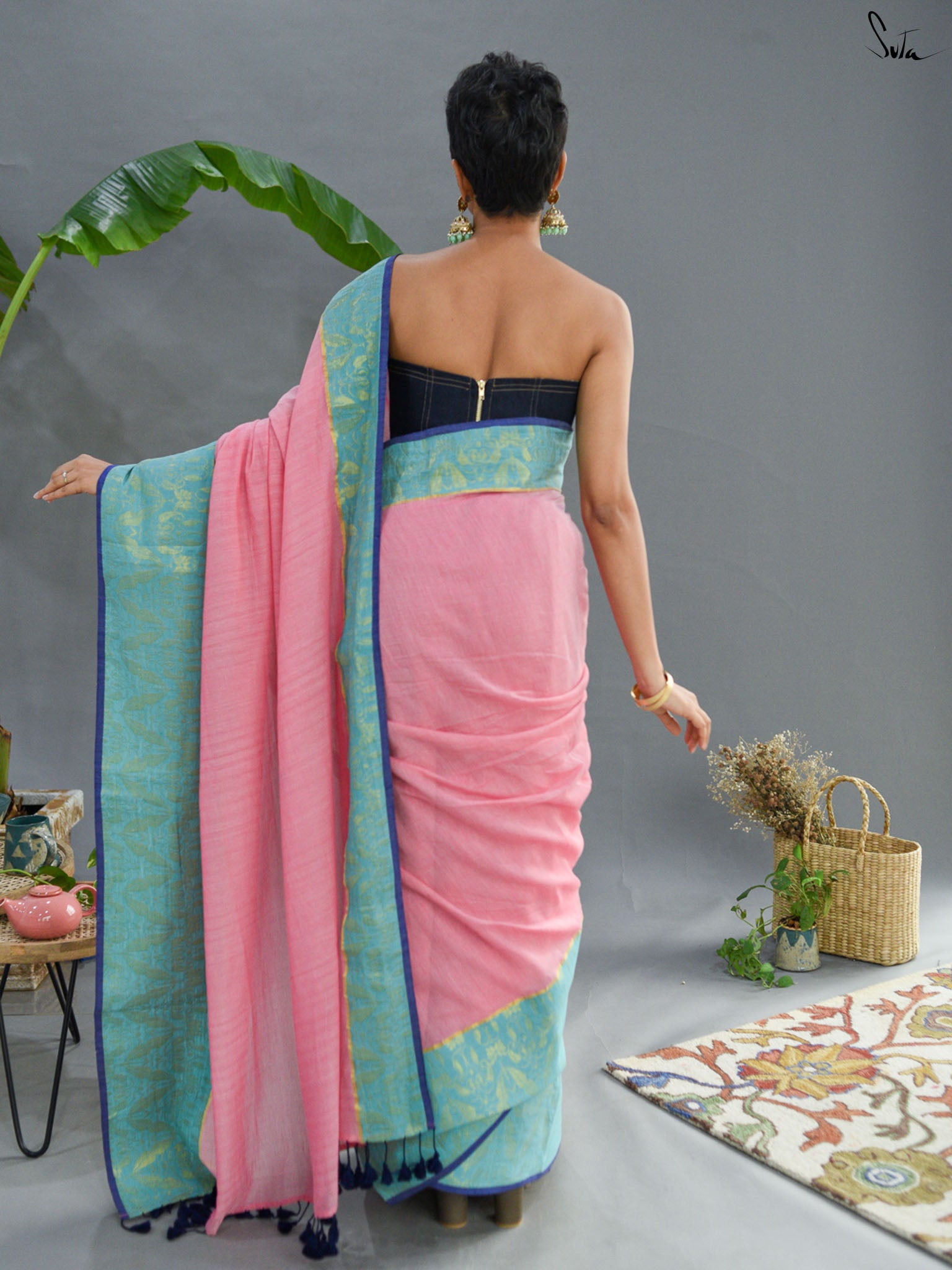 Misty Zari Saree