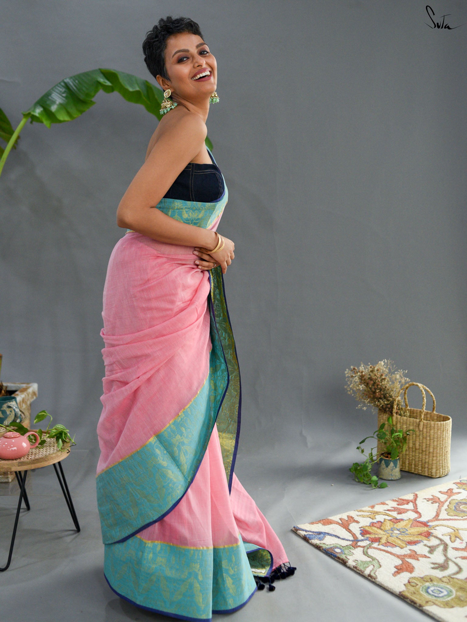 Misty Zari Saree