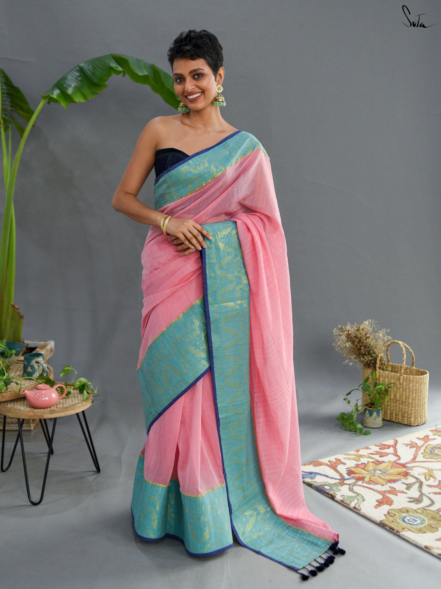 Misty Zari Saree