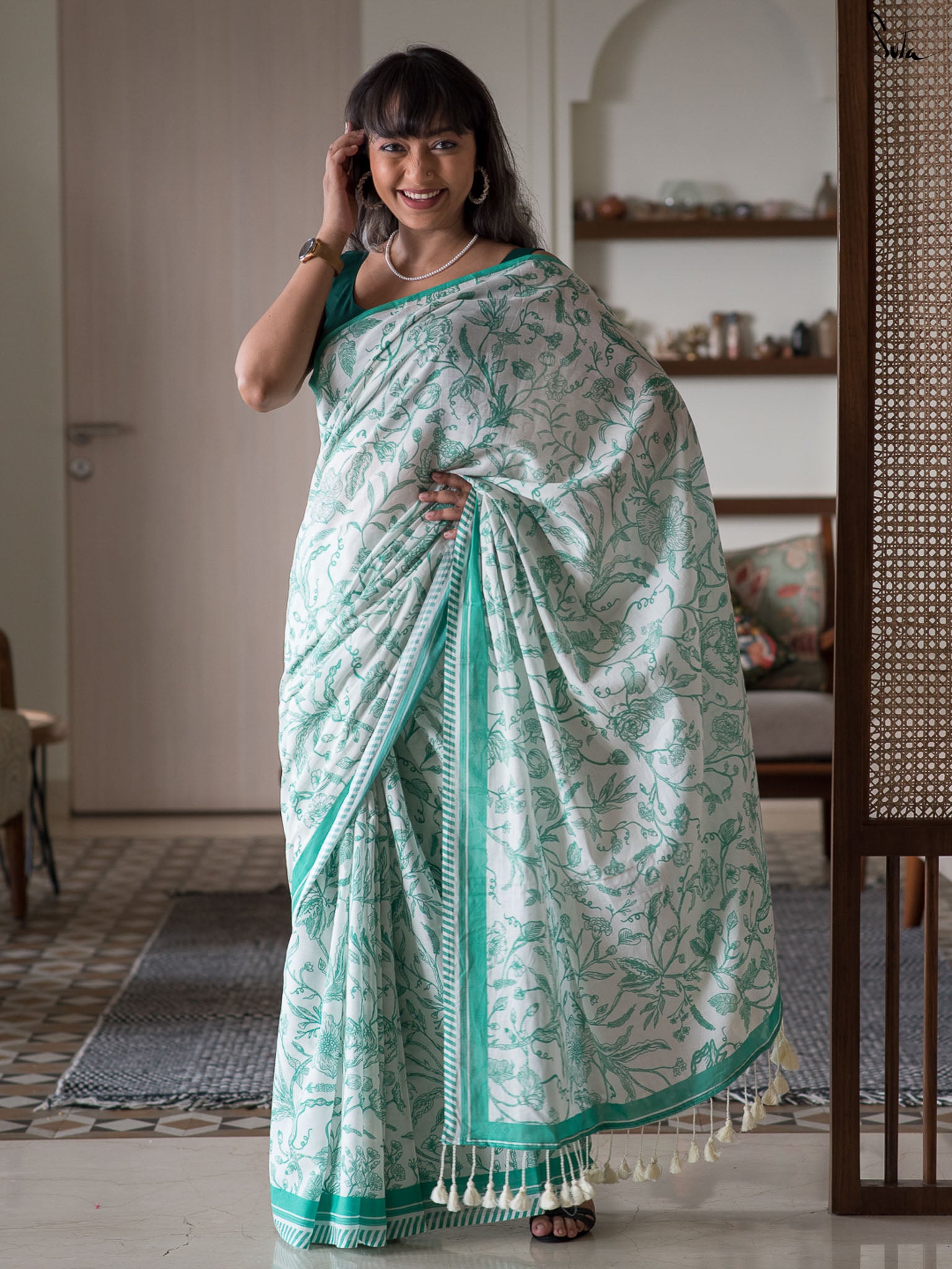 A Tale Of Green Saree