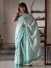 A Tale Of Green Saree
