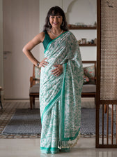A Tale Of Green Saree