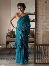 Neela Siatara Saree