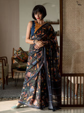 Midnight World Saree