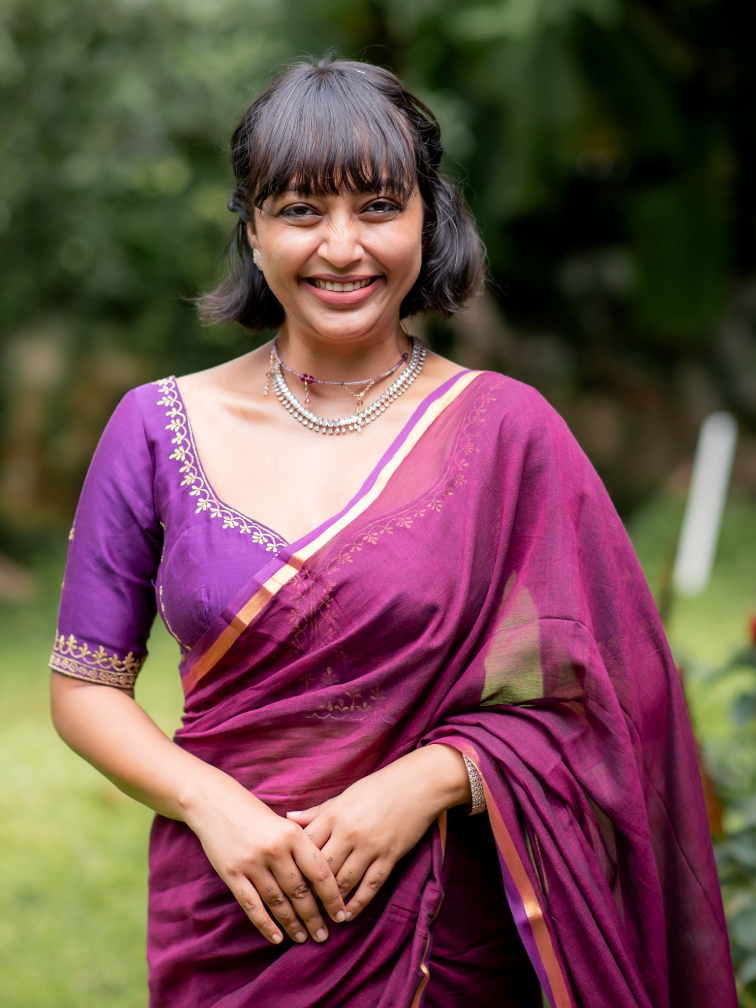 Suta Green Pure Cotton Saree
