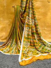 Shonar Rekha (Hand Painted Batik Silk Saree)