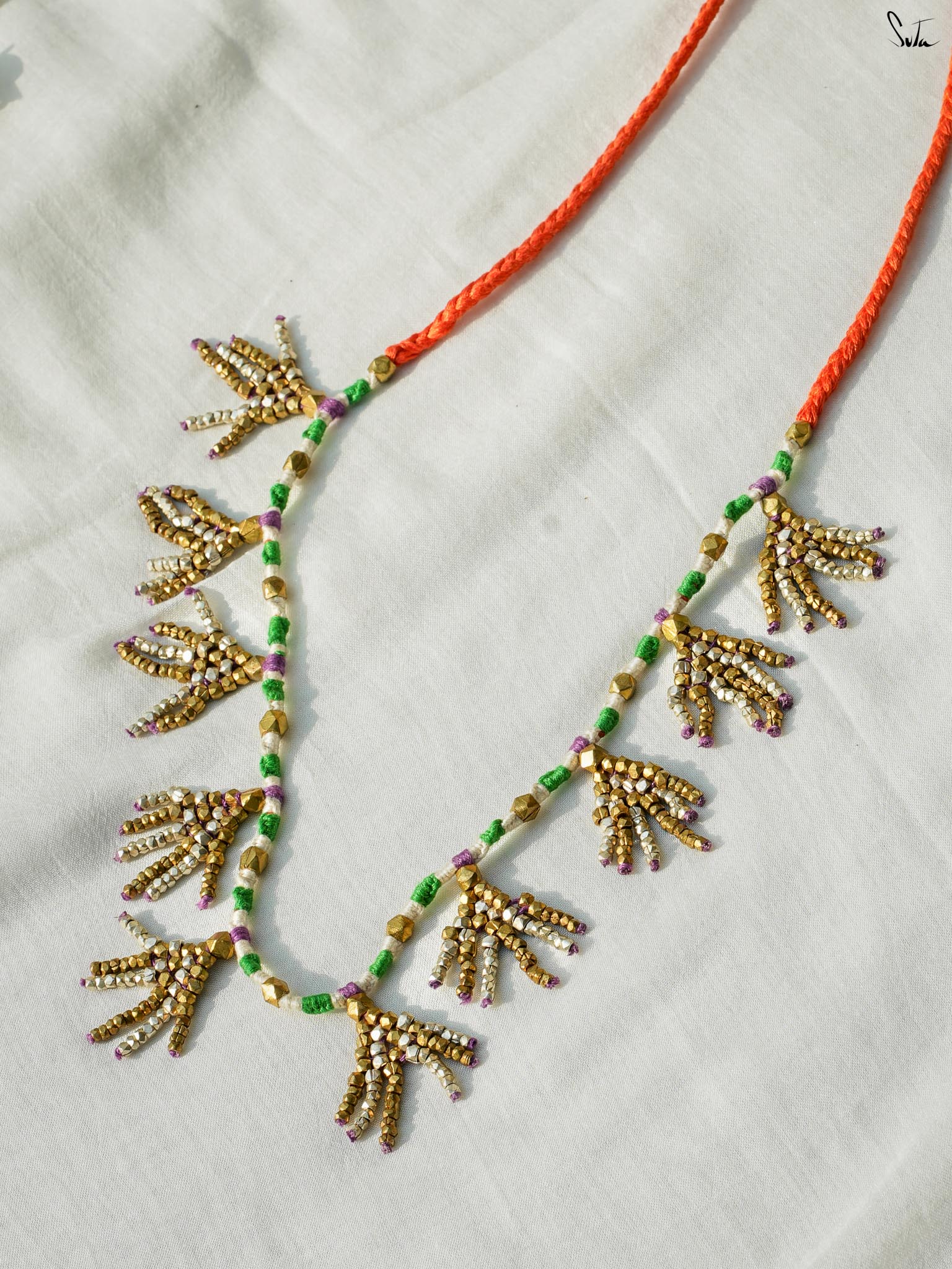 Surekha (Handcrafted Dhokra Brass Neckpiece)