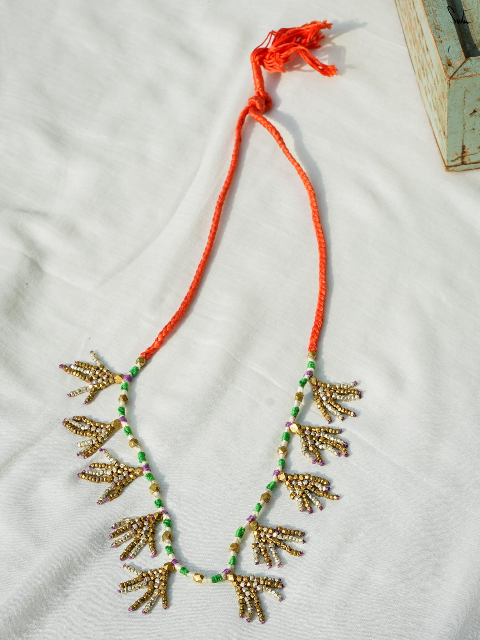 Surekha (Handcrafted Dhokra Brass Neckpiece)