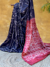 Sutrangi Craft (Pure Tussar Hand Needle Shibori Saree)