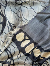 Sutrangi Weave (Pure Tussar Hand Painted Saree)