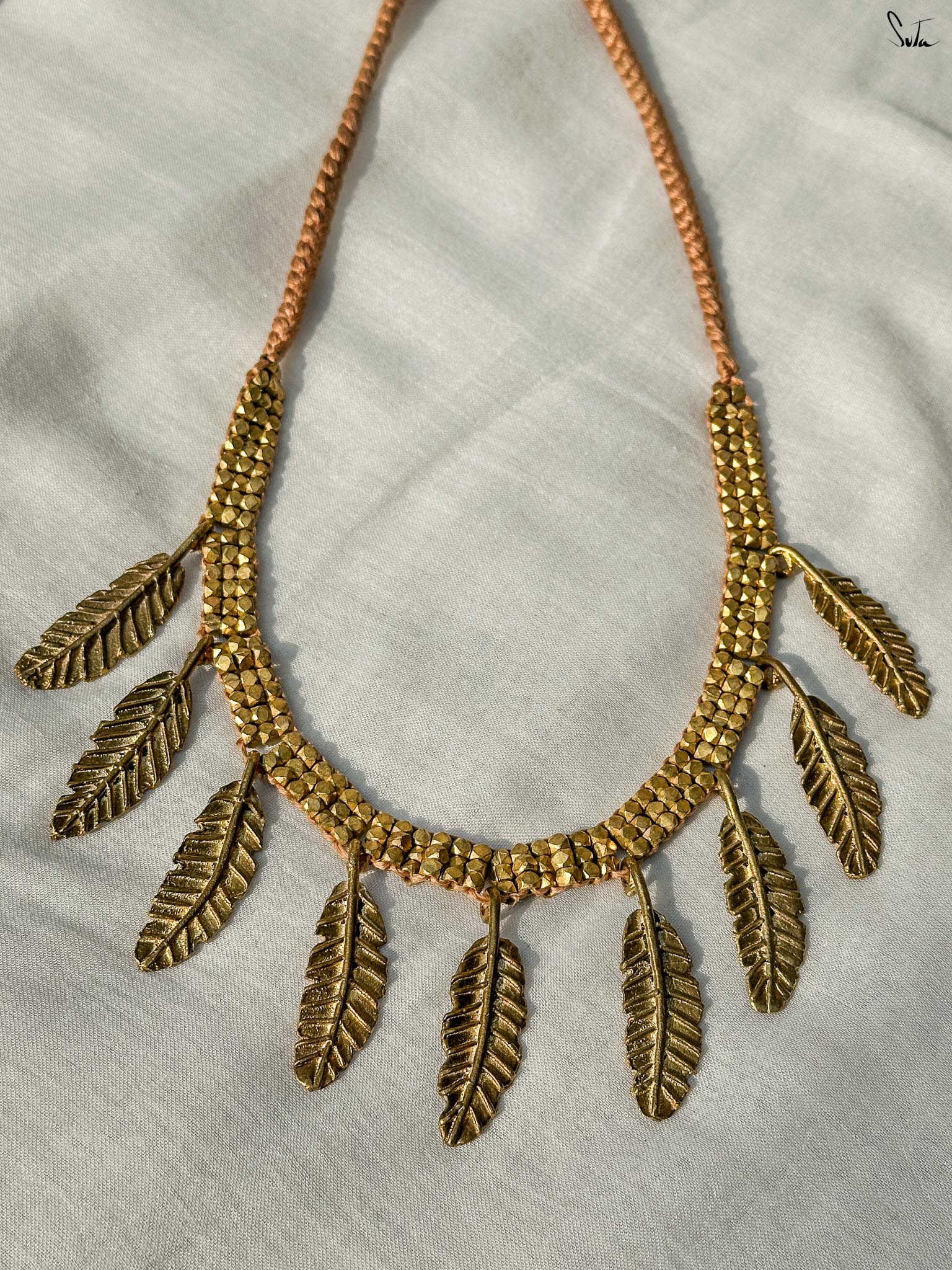 Tavya (Handcrafted Dhokra Brass Neckpiece)