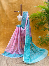Teal Phoolwari