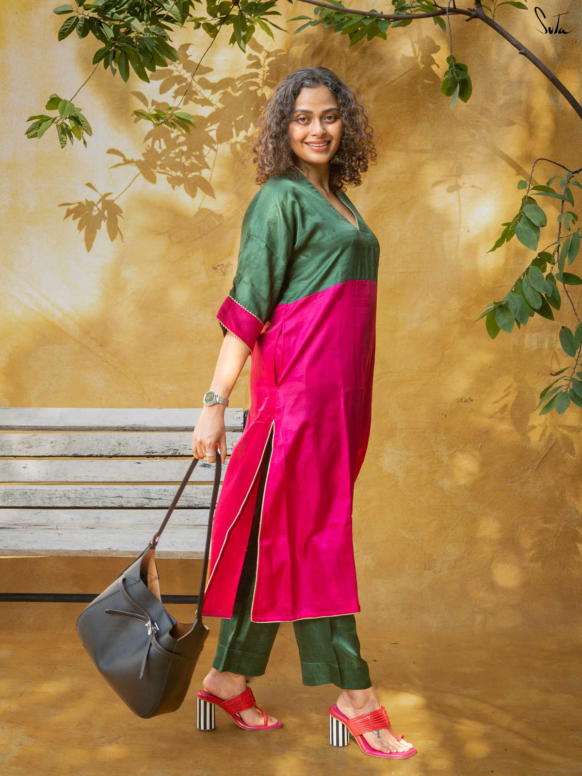 Vira - Green & Pink