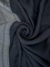 Vulnerable Vijayshanti Black Banarasi Saree