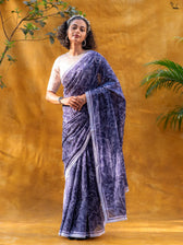 A Tale Of Violet Saree