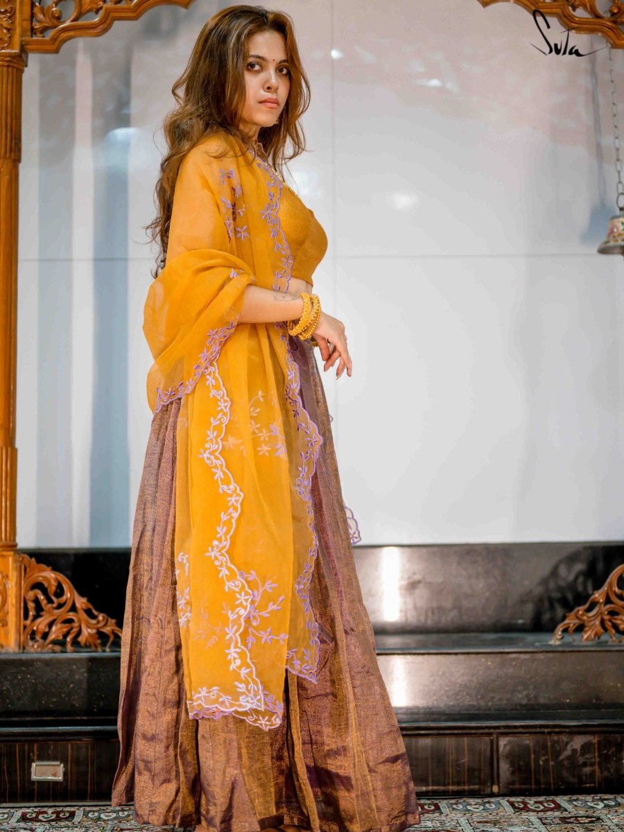 Bindu Sarovar (Lehenga Set) - suta