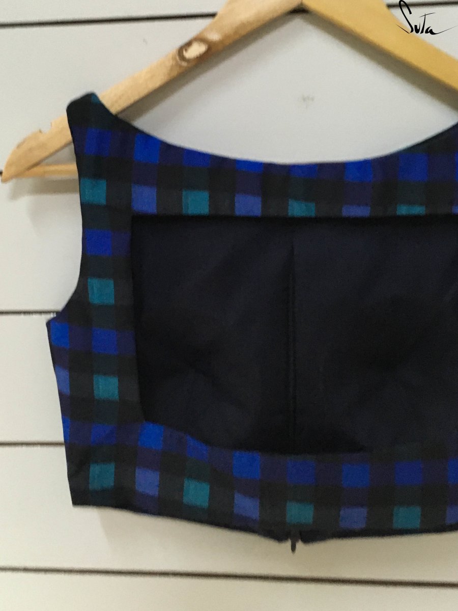 Blue Green Checkered
