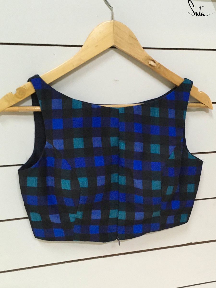 Blue Green Checkered