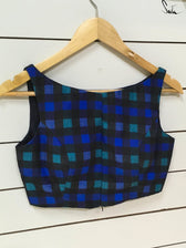 Blue Green Checkered