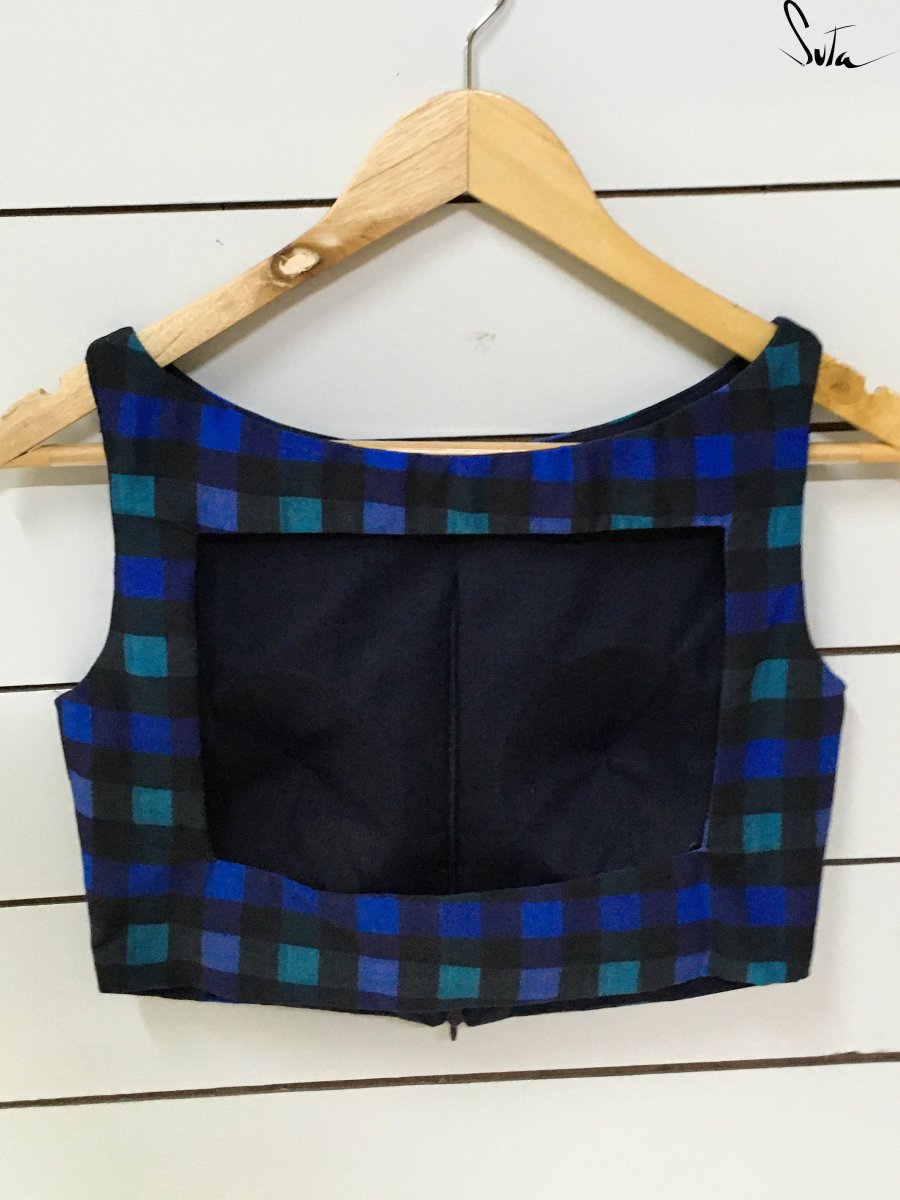 Blue Green Checkered