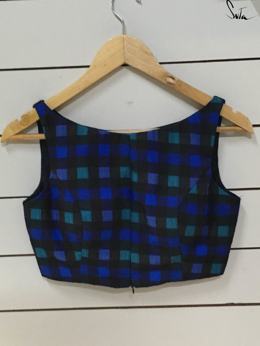 Blue Green Checkered