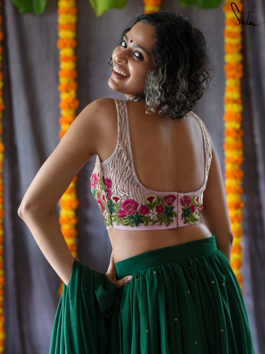 Chamakti Leherein (Lehenga Set) - suta