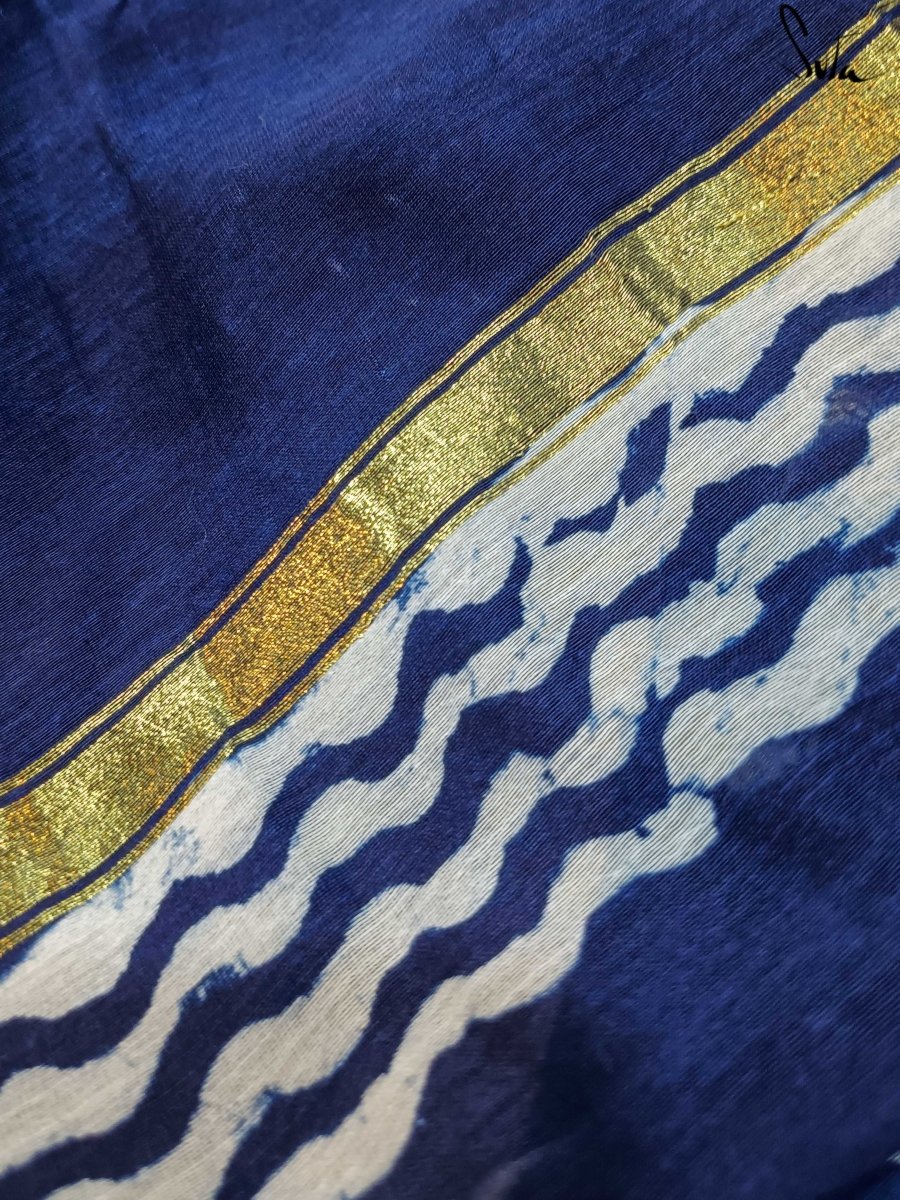 Current waves (Dupatta) - suta