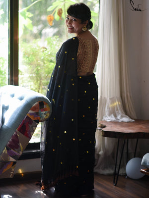 Black Eclipse Saree