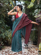 Yin Yang Symphony (Reversible Saree)