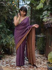 Celestial Yin Yang (Reversible Saree)