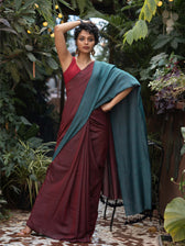 Yin Yang Symphony (Reversible Saree)