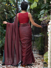 Yin Yang Symphony (Reversible Saree)