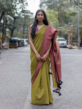 Yin Yang Utopia (Reversible Saree)