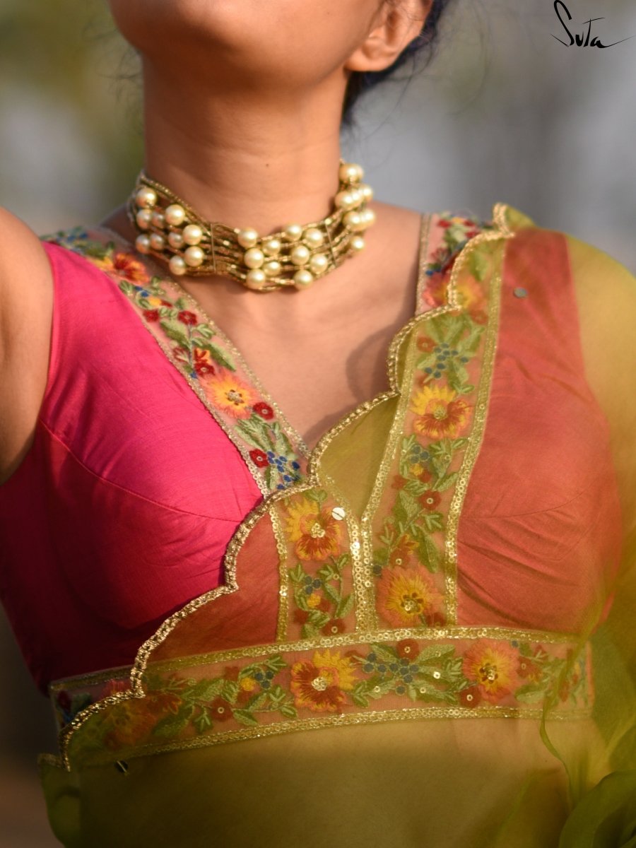 Gulabi Bagicha ( Blouse ) - suta.in