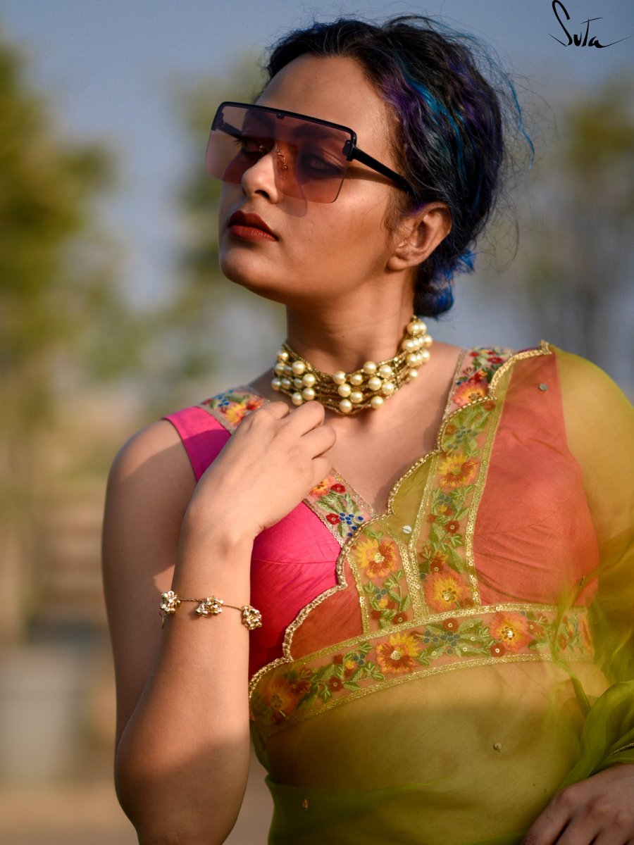 Gulabi Bagicha ( Blouse ) - suta.in