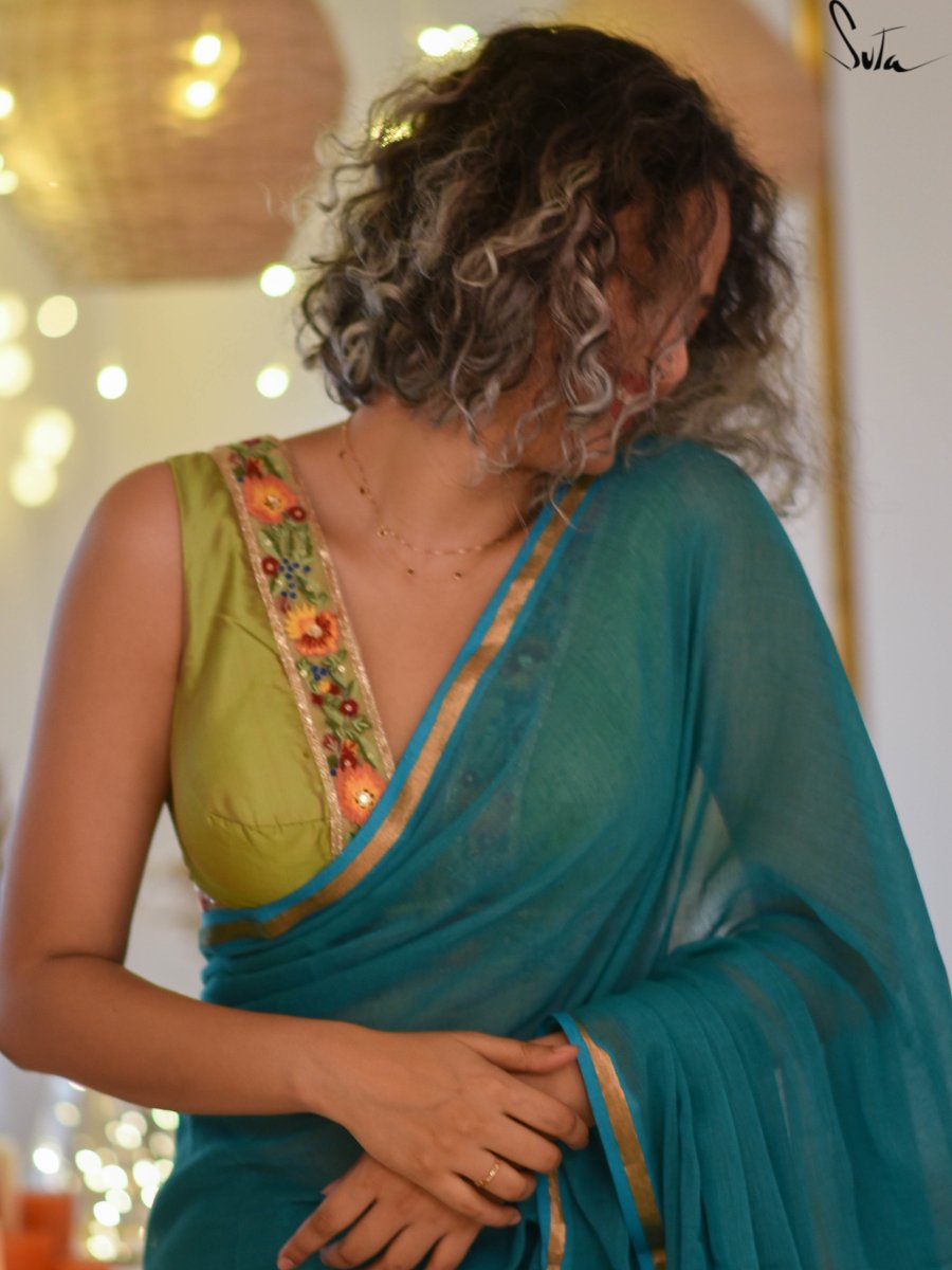 Hariyali Bagicha ( Blouse ) - suta.in