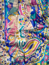 Neelkanthi Ki Chitthi (Hand Painted Pure Silk Saree)