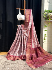 Pankhon Wali Kahaani (Hand Painted Pure Silk Saree)