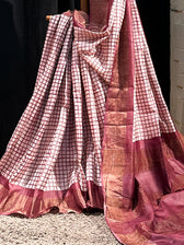 Pankhon Wali Kahaani (Hand Painted Pure Silk Saree)