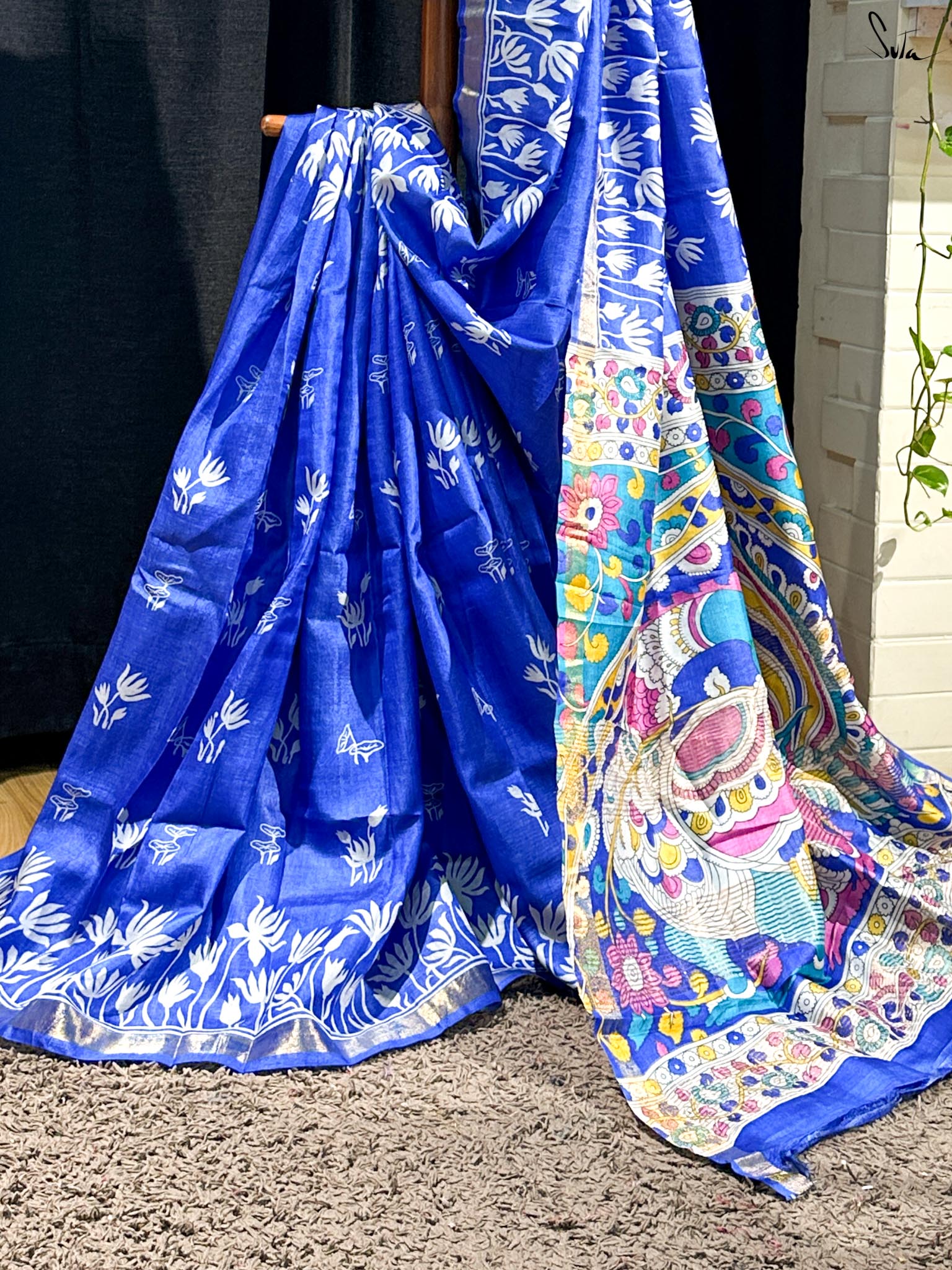 Mehrunisa Ka Baagh (Hand Painted Pure Silk Saree)
