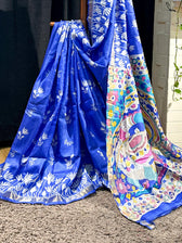 Mehrunisa Ka Baagh (Hand Painted Pure Silk Saree)