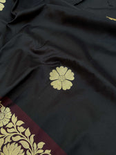 Ranamahal Black Banarasi Saree
