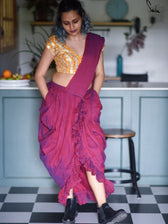 Jamun si Mithaas (Pre Stitched Saree) - suta.in