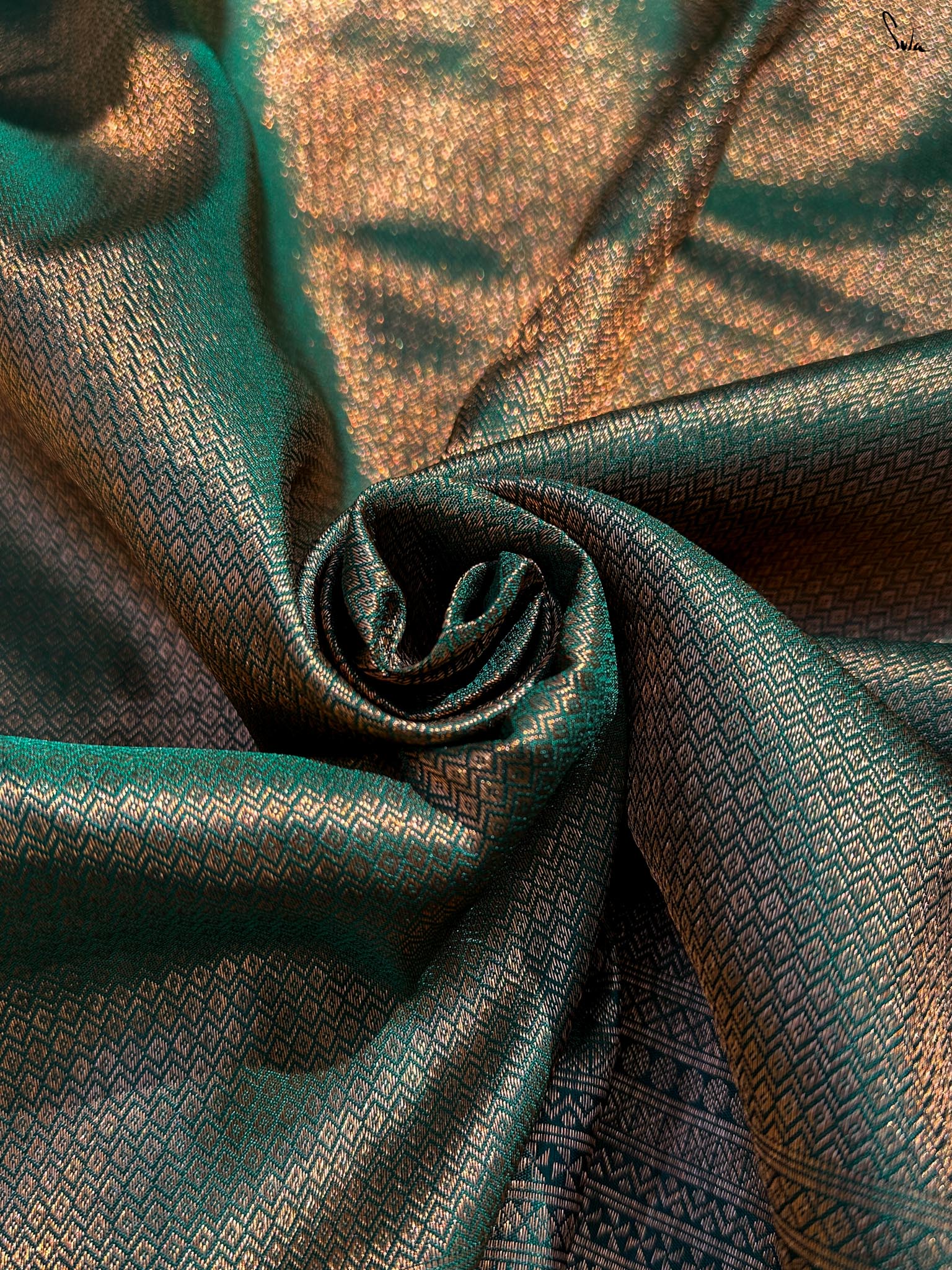 Vaanika Green Kanjivaram Saree