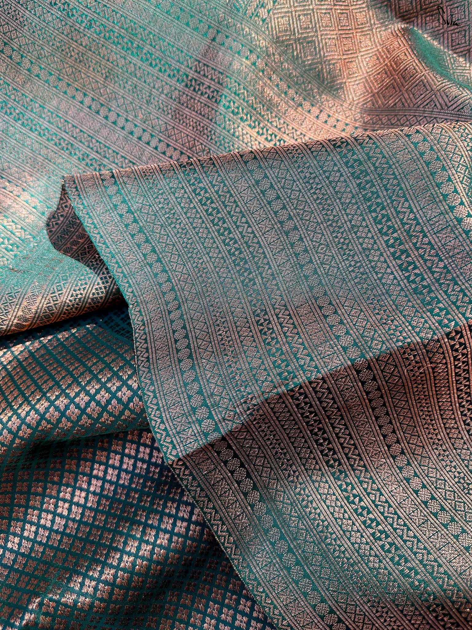 Vaanika Green Kanjivaram Saree