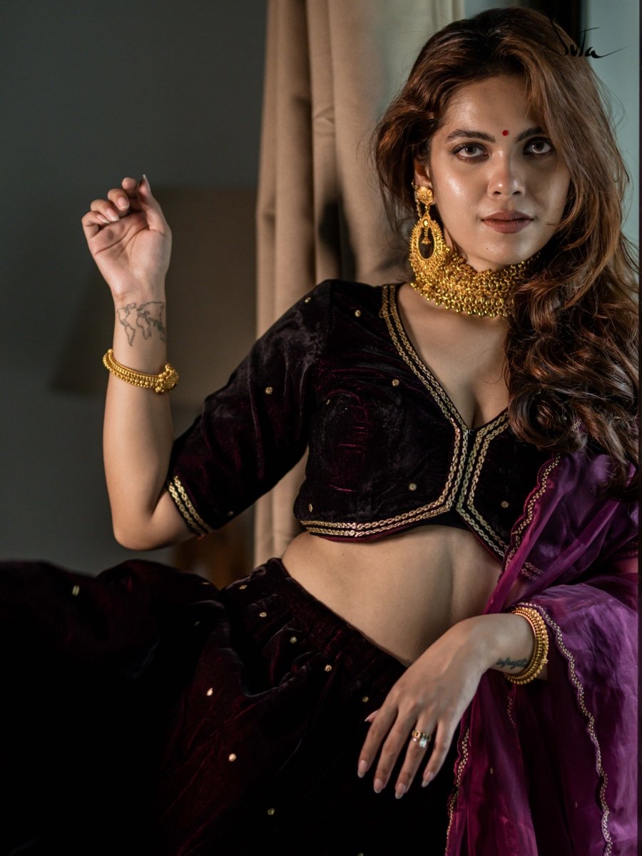 Katthai Sa Mann (Lehenga Set) - suta